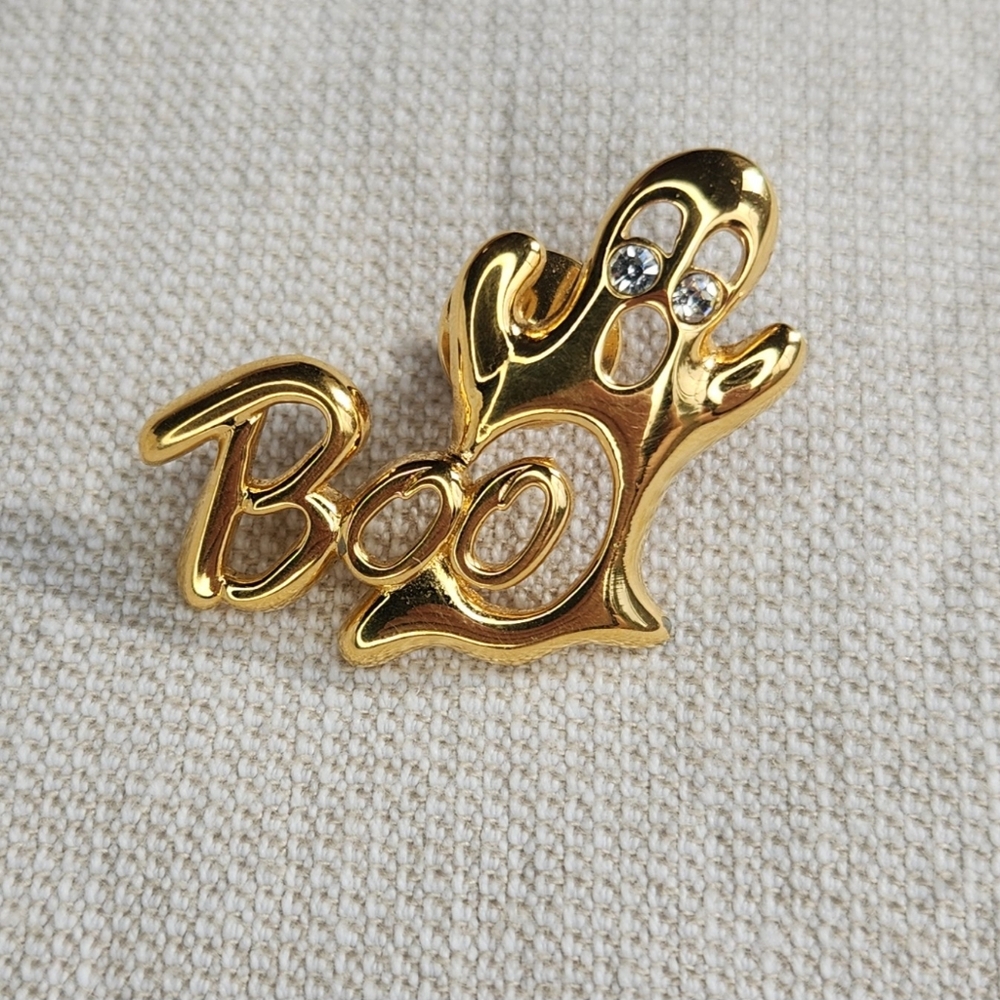 Vintage Halloween Ghost Boo Lapel Pin
